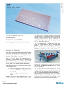 thumbnail of Halton KCD Diffuser
