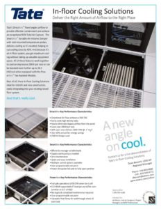 thumbnail of Tate In-Floor Cooling Solutions Flyer_DB – 2012