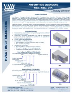 thumbnail of VAW Absorptive Silencers