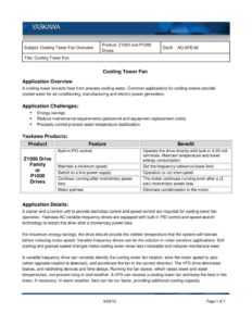 thumbnail of Yaskawa Cooling Tower Application Note
